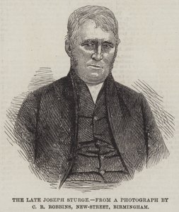 Nieżyjący Józef Sturge (grafika) autorstwa English School