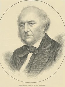 Nieżyjący już lord Westbury, były kanclerz (rycina) autorstwa English School