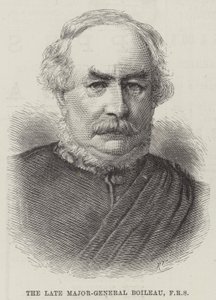 Zmarły generał dywizji Boileau, FRS (rycina) autorstwa English School