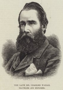 Nieżyjący już pan Charles Wahab, podróżnik i odkrywca (grafika) autorstwa English School