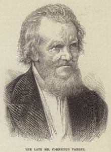 Nieżyjący już pan Cornelius Varley (grafika) autorstwa English School