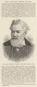 Nieżyjący już pan Edwin Waugh, poeta Lancashire (grafika) autorstwa English School