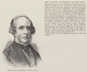 śp. pan Frederick Tayler, RWS (grafika) autorstwa English School