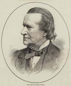Nieżyjący już pan Samuel Phelps (grafika) autorstwa English School