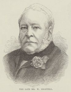 Nieżyjący już pan W. Chappell (rycina) autorstwa English School