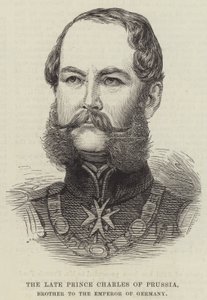 Nieżyjący książę Karol Pruski, brat cesarza Niemiec (rycina) autorstwa English School