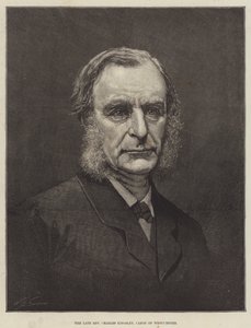Nieżyjący już wielebny Charles Kingsley, kanonik Westminster (rycina) autorstwa English School