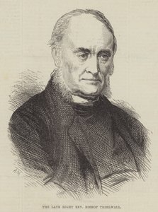 Zmarły prawy wielebny biskup Thirlwall (rycina) autorstwa English School