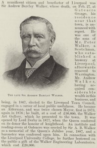 Nieżyjący już Sir Andrew Barclay Walker (grafika) autorstwa English School