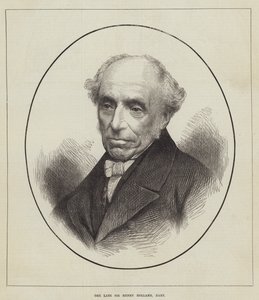 Nieżyjący sir Henry Holland, Baronet (grafika) autorstwa English School