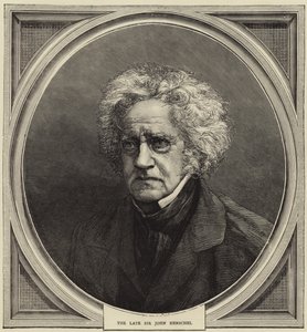 Nieżyjący sir John Herschel autorstwa English School
