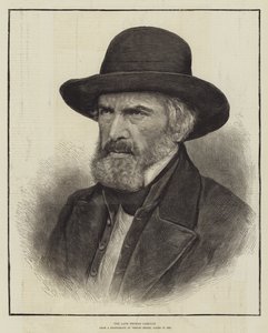 Nieżyjący już Thomas Carlyle (rycina) autorstwa English School