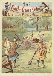 Tenis ogrodowy dla najmłodszych (chromolitho) autorstwa English School