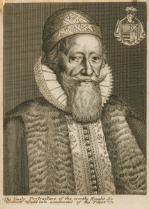 Żywy portret godnego rycerza Sir Williama Wadd autorstwa English School