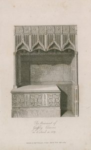 Pomnik Geoffreya Chaucer autorstwa English School