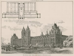 Nowe Muzeum Historii Naturalnej, South Kensington, Londyn autorstwa English School
