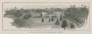 Nowy park publiczny w Highgate: ogólny widok na teren, Fairseat House, Highgate autorstwa English School