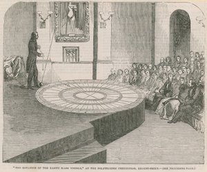 Obrót Ziemi uwidoczniony autorstwa English School