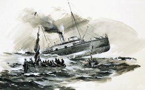 Zatonięcie parowca Steller w 1899 r.