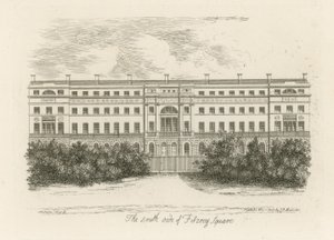 Południowa strona placu Fitzroy autorstwa English School