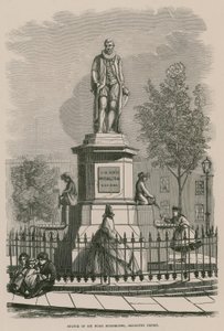 Posąg Sir Hugh Myddletona w Islington Green autorstwa English School
