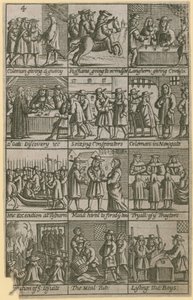 Historia Edwarda Colemana, sądzonego za zdradę stanu 27 listopada 1678 r. autorstwa English School