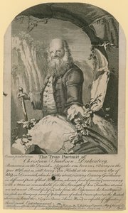 Prawdziwy portret Christiana Jacobsena Drakensberga autorstwa English School