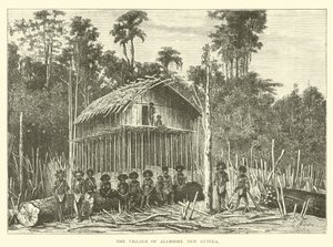 Wioska Alambori, Nowa Gwinea autorstwa English School