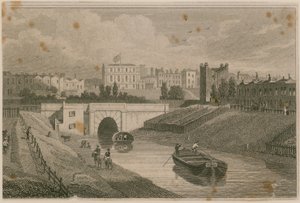 Zachodnie wejście do tunelu Regents Canal, Islington, Londyn autorstwa English School