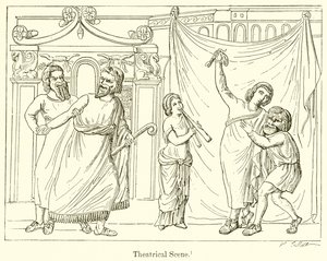 Scena teatralna autorstwa English School