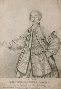 Teofil Cibber, komik autorstwa English School