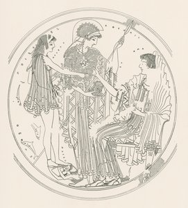 Tezeusz i Amfitryta (rycina) autorstwa English School