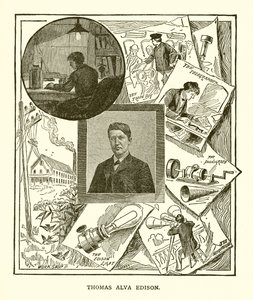 Thomas Alva Edison autorstwa English School