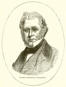 Thomas Babington Macaulay autorstwa English School