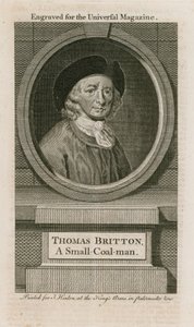 Thomas Britton, muzyczny mały człowiek węgla autorstwa English School