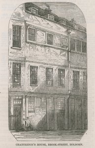 Thomas Chatterton House, Brooke Street, Holborn, Londyn autorstwa English School