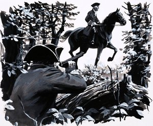 Thomas Coram nie był powszechnie lubiany (gwasz na papierze) autorstwa English School