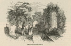 Grób Thomasa Gainsborough autorstwa English School