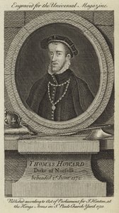 Thomas Howard, książę Norfolk, ścięty 2 czerwca 1572 r. autorstwa English School