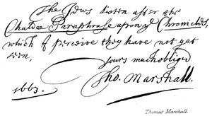 Thomas Marshall autorstwa English School