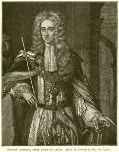 Thomas Osborne, pierwszy książę Leeds autorstwa English School