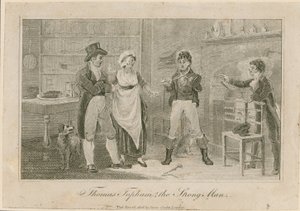 Thomas Topham, silny człowiek Islington autorstwa English School