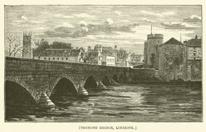 Most Thomond, Limerick (grawerunek) autorstwa English School