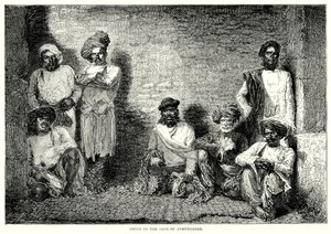 Bandyci w bramce Aurangabadu (rycina) autorstwa English School