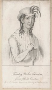 Czwartek Październik Christian, syn Fletchera Christiana (grafika) autorstwa English School