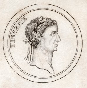 Tyberiusz I, ze „Słownika historycznego Krabba”, opublikowanego w 1825 r. autorstwa English School