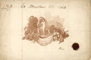 Bilet na bal w Mansion House, Londyn, 2 kwietnia 1804 autorstwa English School