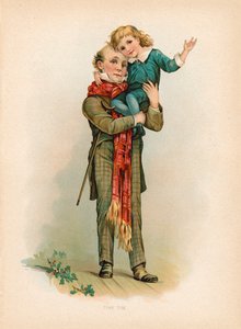 Mały Tim (chromolitho) autorstwa English School