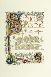 Strona tytułowa, tytuł i autor, z dużym historycznym i iluminowanym inicjałem „S”, 1912-1914 autorstwa English School
