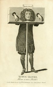 Titus Oates, pręgierz autorstwa English School